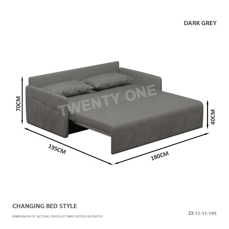 195CM  STORAGE SOFABED 1 C copy